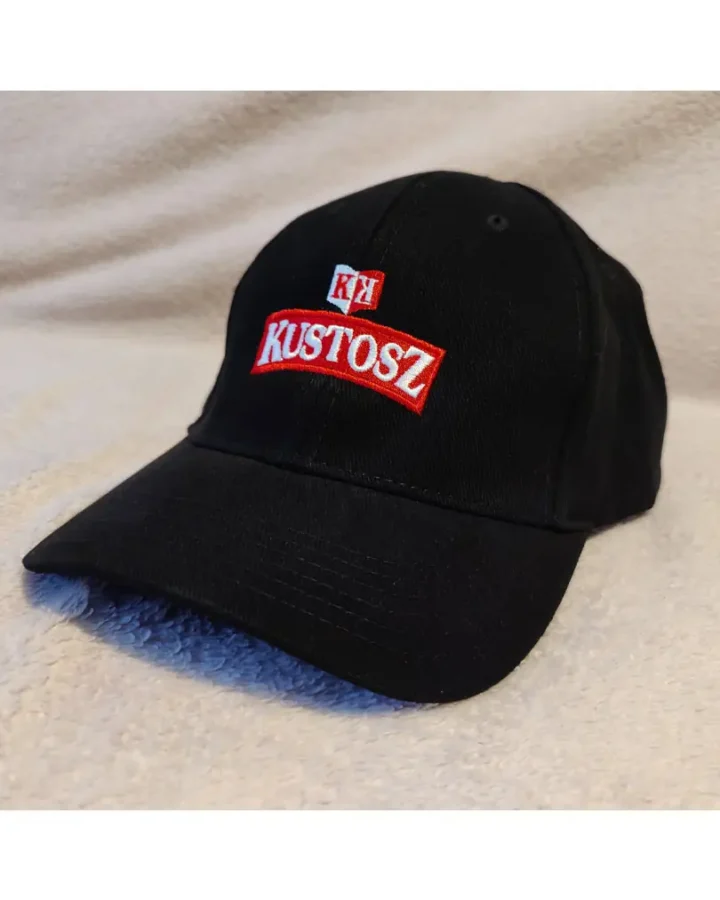 Kustosz Czapka z Daszkiem Czarna Kustosz Czapka z Daszkiem Czarna