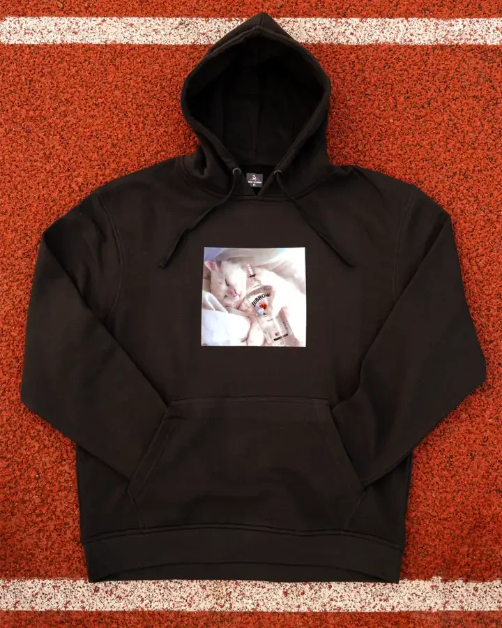 Kot Krzysiu z wódką BLUZA Kot Krzysiu z wódką BLUZA