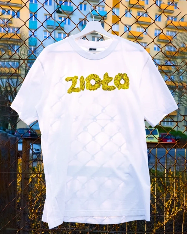 Koszulka ZIOŁO biała oversize Koszulka ZIOŁO biała oversize