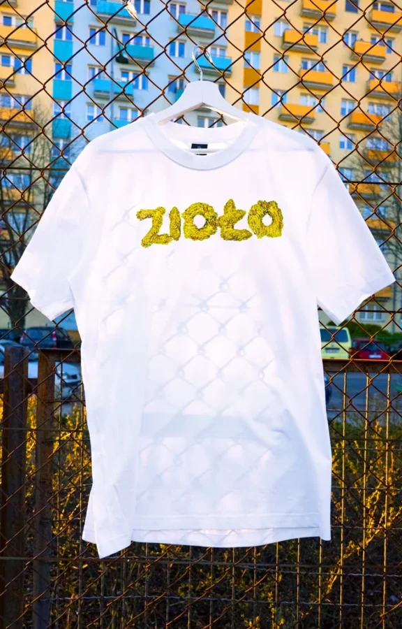Koszulka ZIOŁO biała oversize Koszulka ZIOŁO biała oversize