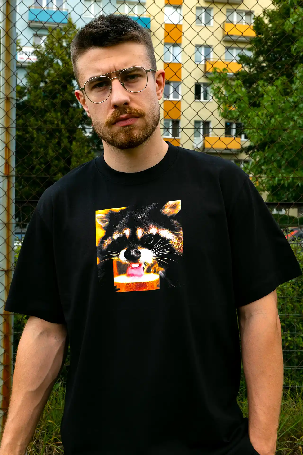 Koszulka Szop Zbychu żłopie browara oversize Koszulka Szop Zbychu żłopie browara oversize