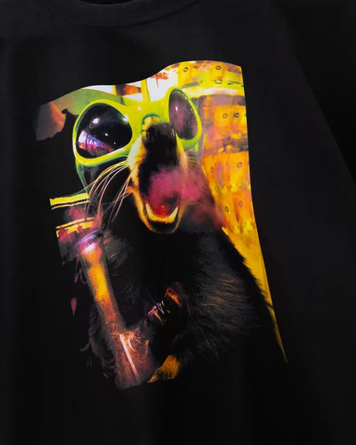 Koszulka Szop Ufolud z bongiem oversize Koszulka Szop Ufolud z bongiem oversize