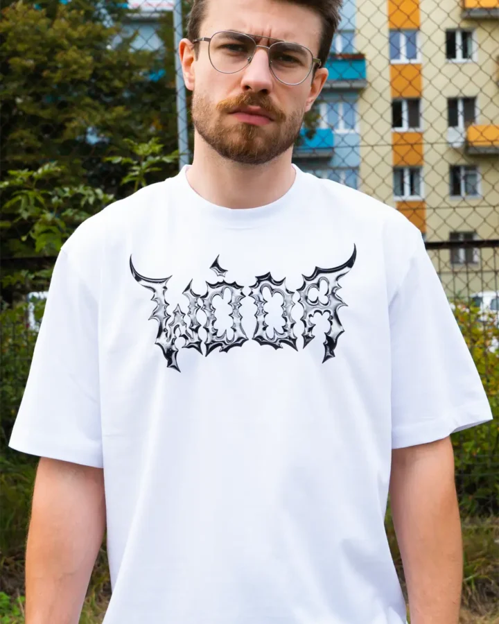 Koszulka WÓDA chrom Vol. 2 biała oversize [limitowana]