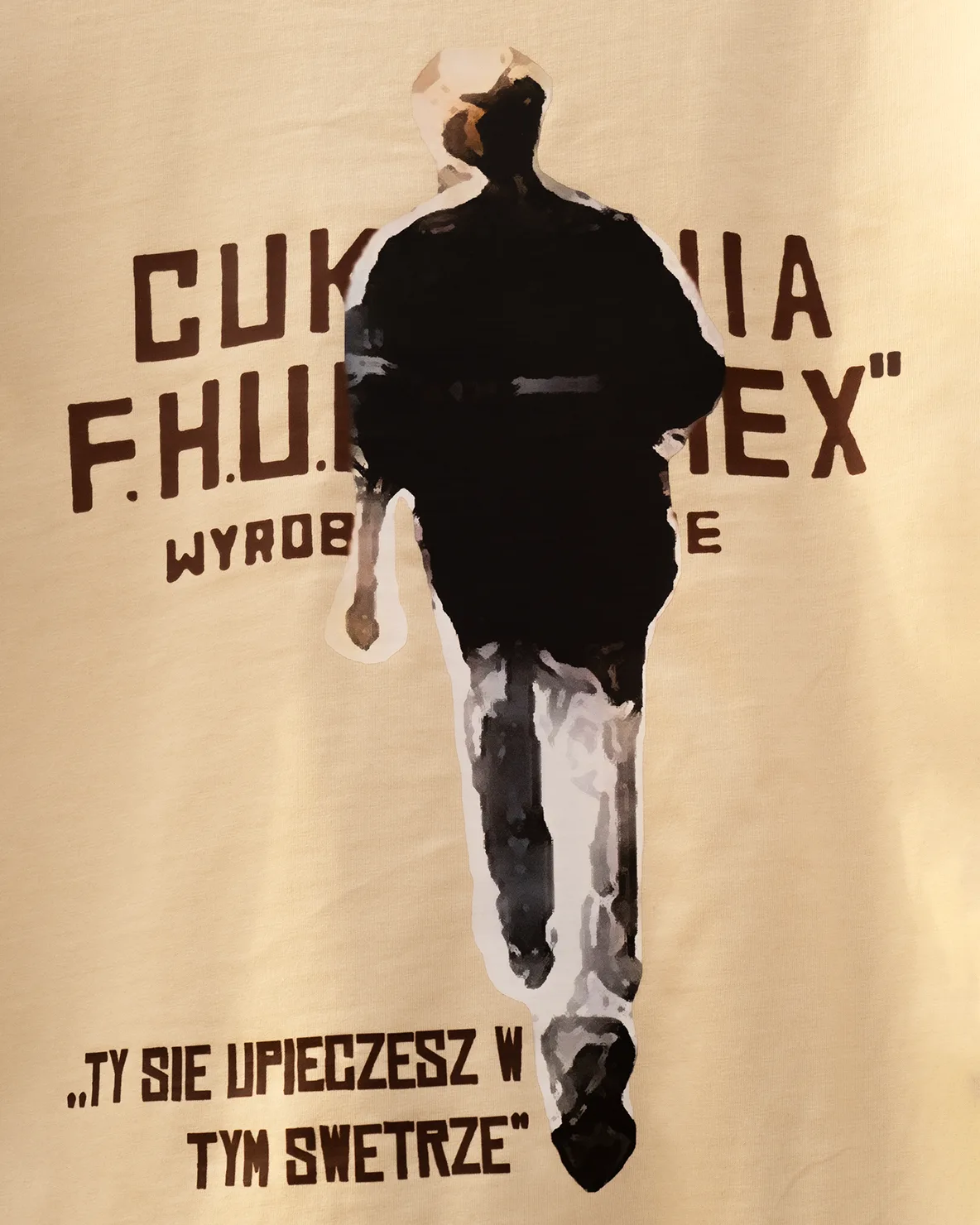 Koszulka ORZEŁ Tribute oversize kremowa Koszulka ORZEŁ Tribute oversize kremowa